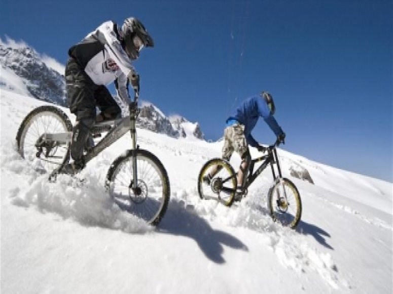 MTB in the snow MTB in the snow